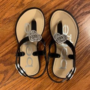 Size 9/10 girls Bebe sandals